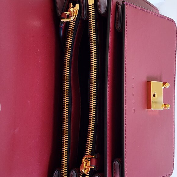 BNWT–Slightly Imperfect [MARNI TRUNK BAG CALF SKIN MEDIUM](#209) - Picture 12 of 16